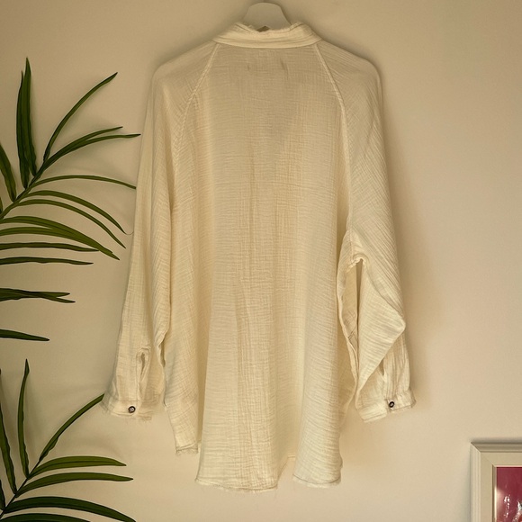 NEW Free People We The Free Summer Daydream Buttondown - Picture 13 of 15